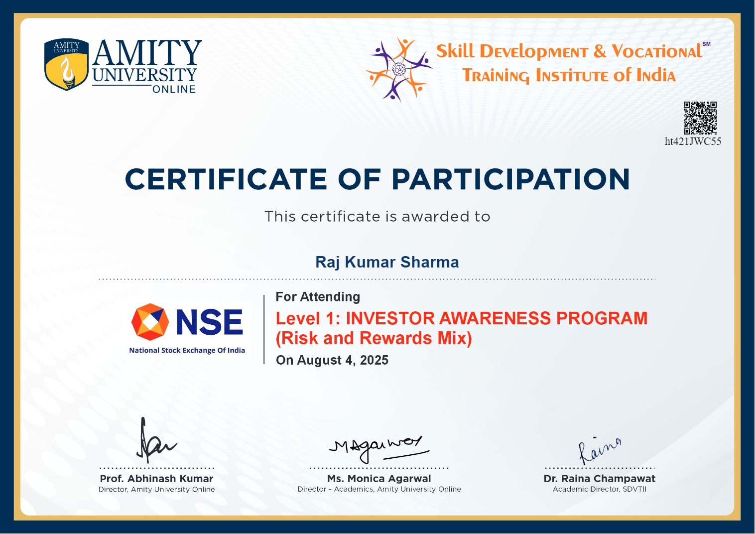 Certificate 7